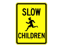 Picture of Slow Children Sign (G-2*9)