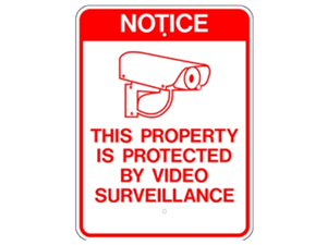 Picture of Notice Video Surveillance (G-400RA9)