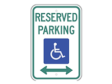 Picture of Handicap Reserved Parking (R7-8RA5)