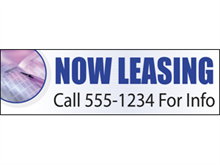 Picture of Now Leasing Banner (NL3B#001)