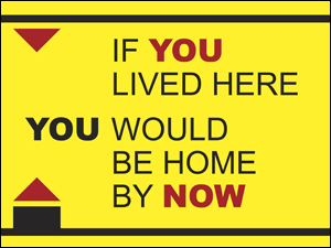 Picture of If You Lived Here Yard Sign (IYLHYS#002)