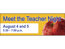 Picture of  Meet The Teacher Banner (MTTB#001)