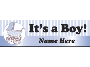 Picture of  It's A Boy Banner (IABB#001)